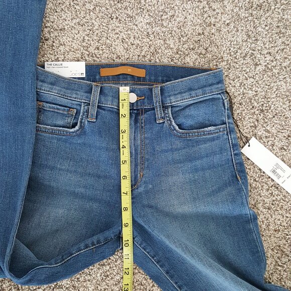 Joe's Jeans The Callie High Rise Cropped Bootcut Flawless Optimist Light Wash - Picture 8 of 16